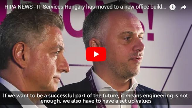 Új irodaházba költözött az IT Services Hungary Budapesten - VIDEÓ RIPORT