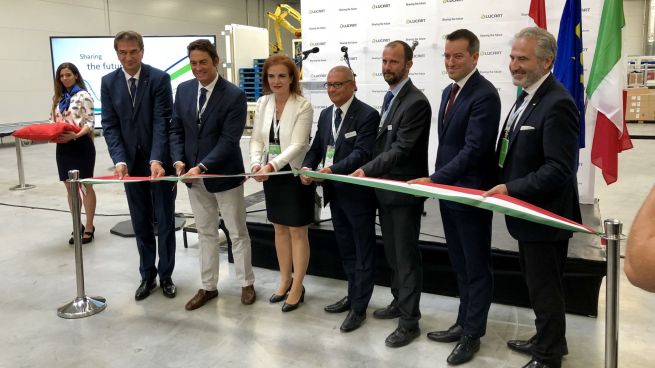 Lucart celebrates the inauguration of its brand new plant in Nyergesújfalu