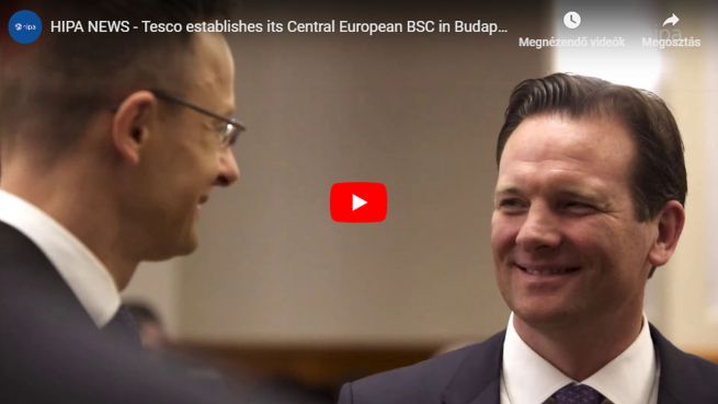 Tesco to establish its Central European business services centre in Hungary - VIDEO REPORT