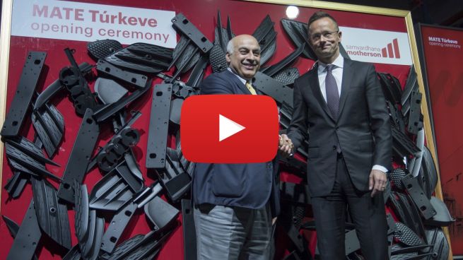 New investment of the Samvardhana Motherson Group in Hungary has been inaugurated - VIDEO REPORT