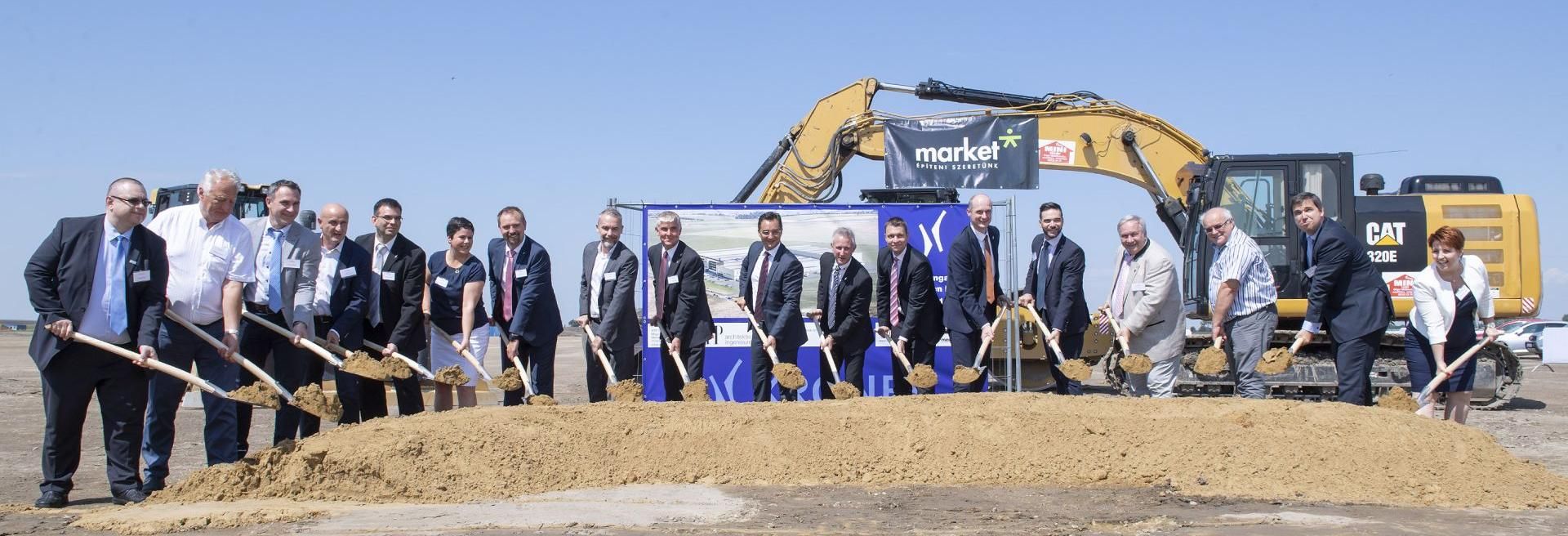 Foundation stone of the new plant of Krones in Debrecen was laid