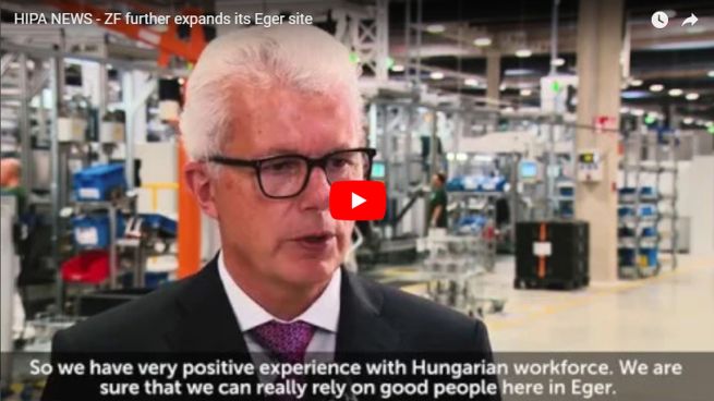 ZF expanded to manufacture an automotive product success in Hungary - VIDEO REPORT