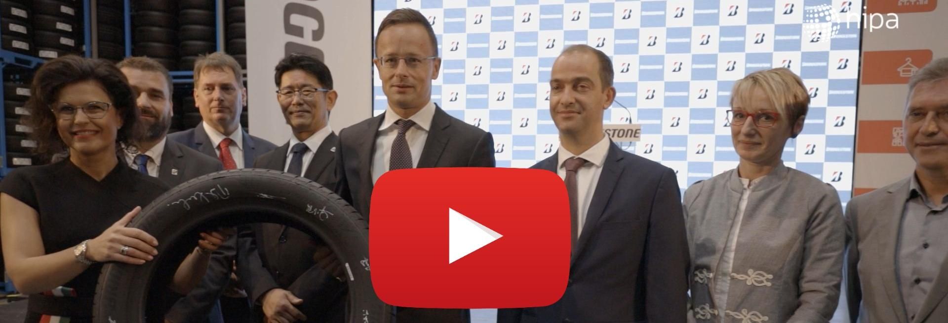 AI-based production further expands in Bridgestone’s unit in Tatabánya - VIDEO REPORT
