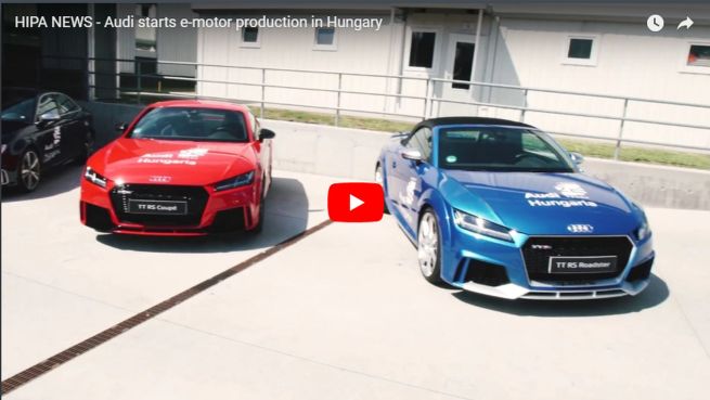 The drivetrain of the first purely electric Audi is already produced in Győr - VIDEO REPORT