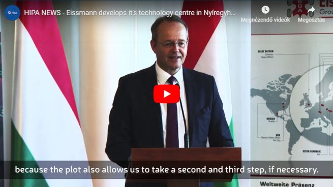 Exclusive car interior manufacturer Eissmann expands its Nyíregyháza site - VIDEO REPORT