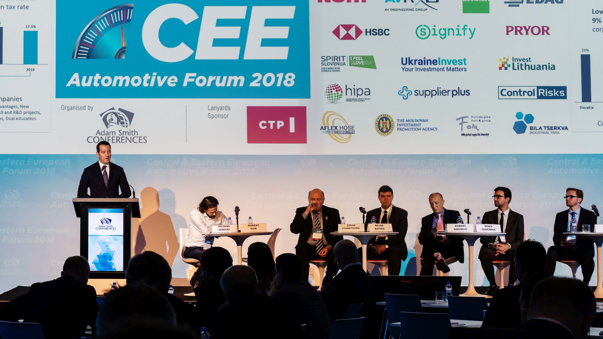 Róbert Ésik at the CEE Automotive Forum 2018