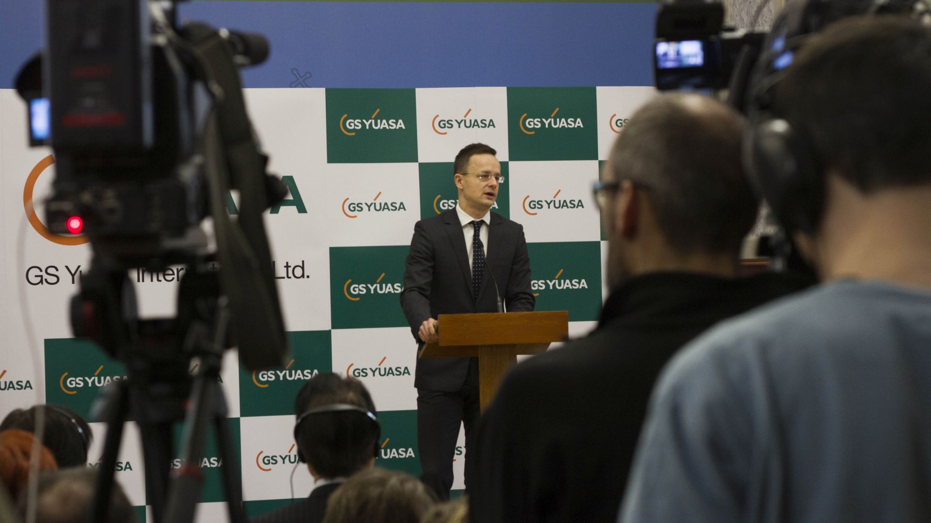 Péter Szijjártó, Minister of Foreign Affairs and Trade at the announcement of the investment