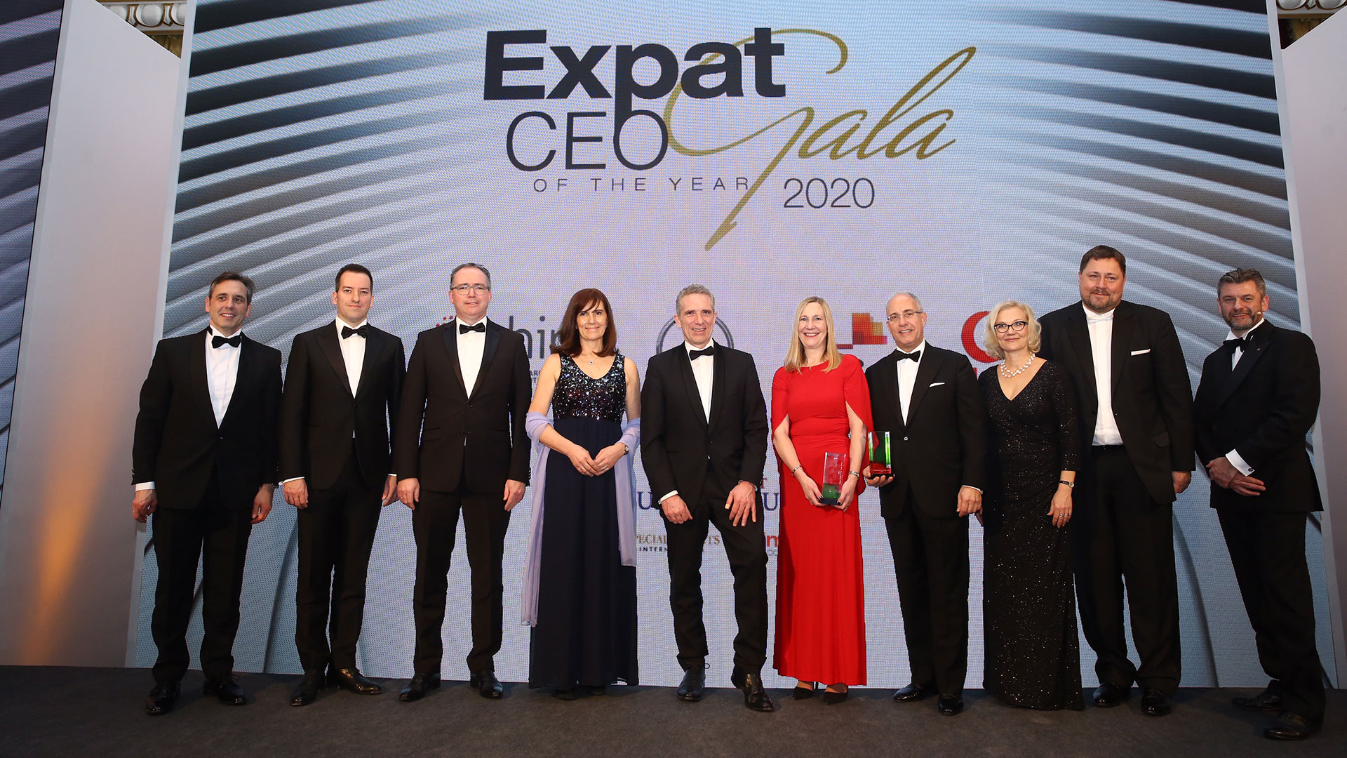 The Expat CEO of the Year prize was awarded to Ms Melanie Seymour